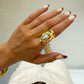 CROSS CUFF RING