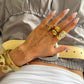 CROSS CUFF RING
