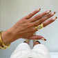 CROSS CUFF RING